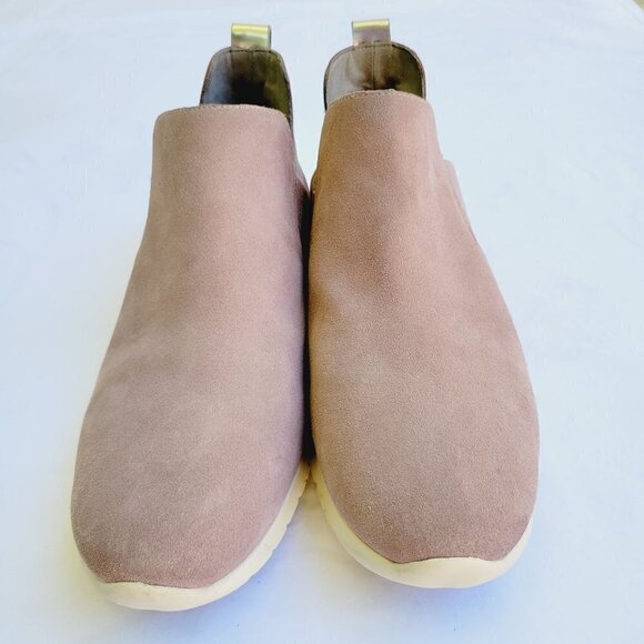 Cole Haan Women's Pink Twilight Mauve Zerogrand Slip-on Suede Boots - size 9 B - Picture 2 of 9